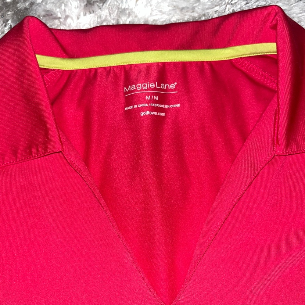 Maggie Lane Pink Polo Shirt